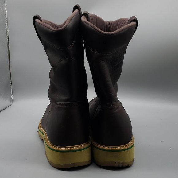 Men’s HyTest Brown Leather Boots (steel toe) main image 7